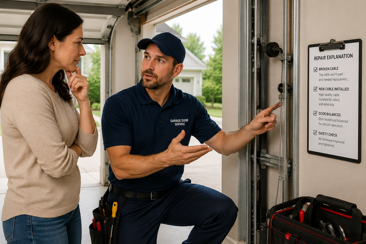 Garage door repair Olathe Kansas